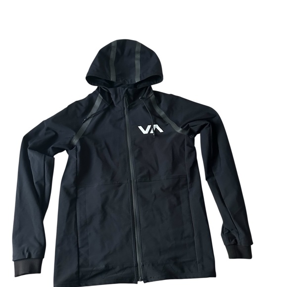 RVCA Grappler Black Jacket Mens Small NWT - Picture 5 of 11